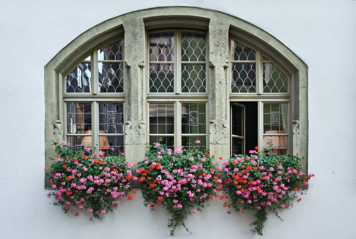 Windows in Regensburg, Germany