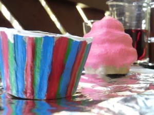 Ein selbst gestalteter Cupcake