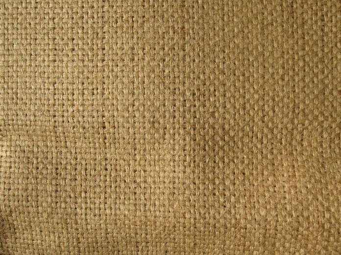 Burlap natural backround texture