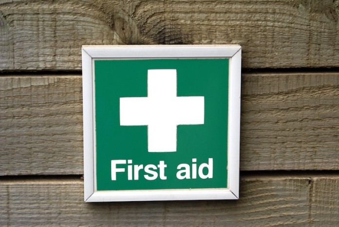 sign. first aid sign