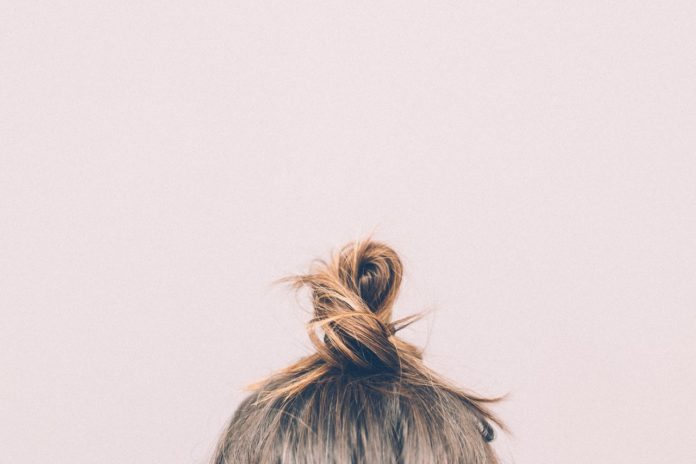 pink-hair-selfie-bun