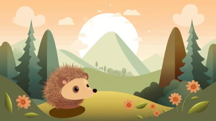 Bewegungsgeschichte für Kinder: Igel