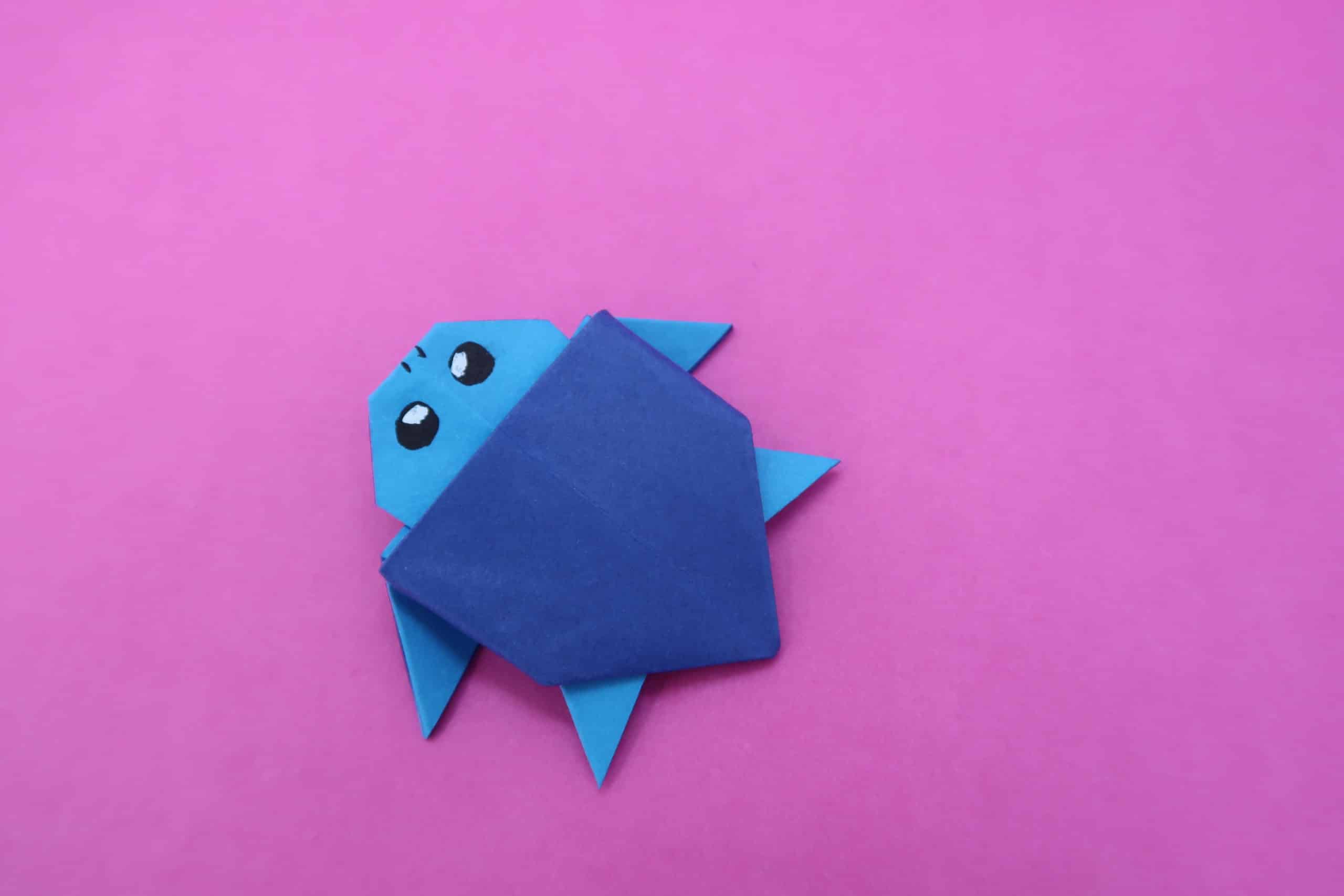 Origami: eine Schildkröte aus Papier falten › Jugendleiter-Blog