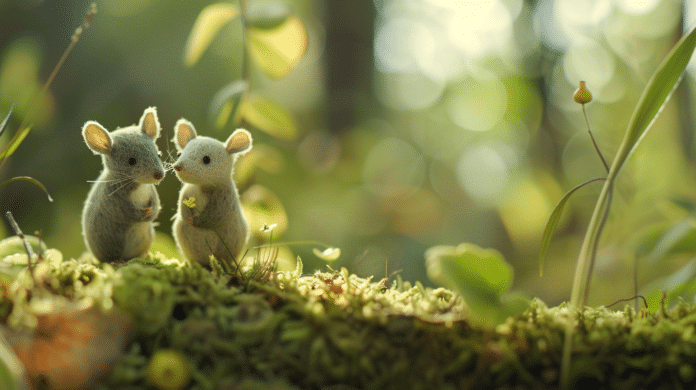 Fabel: Zwei Mäuse
