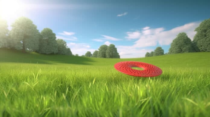 Frisbee-Golf spielen