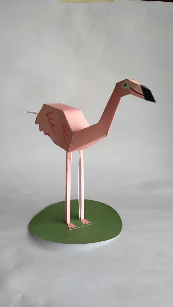 Flamingo PaperToy