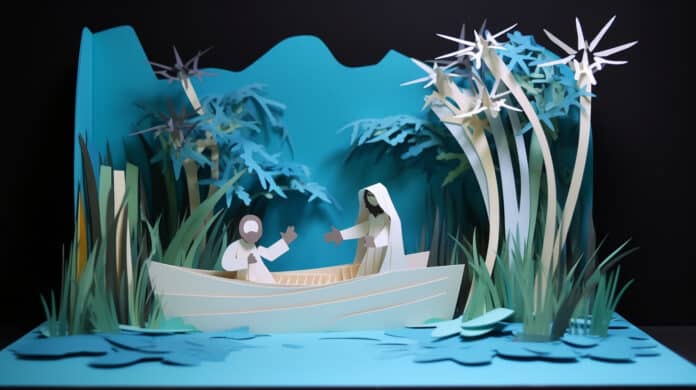Kinder-Bibel: Die Taufe Jesu
