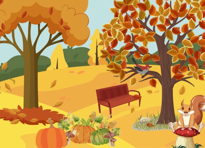 Download: Herbst-Ausmalbilder für Kinder