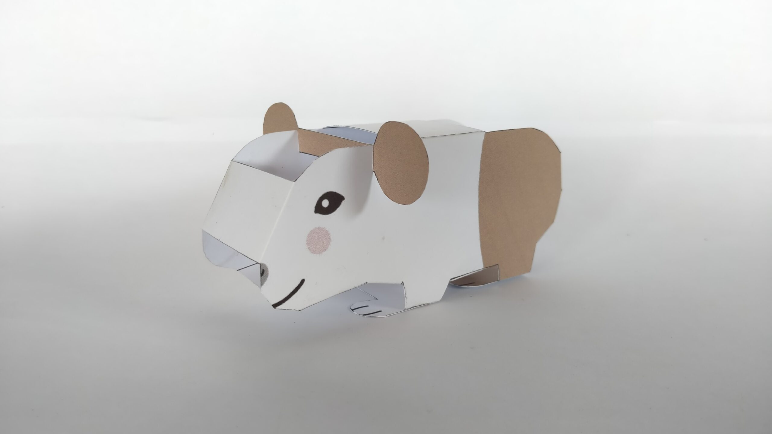 Bastelbogen für Kinder: Meerschweinchen