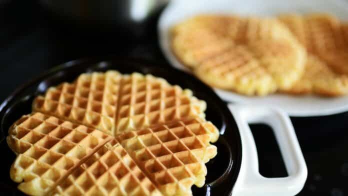 Waffeln backen