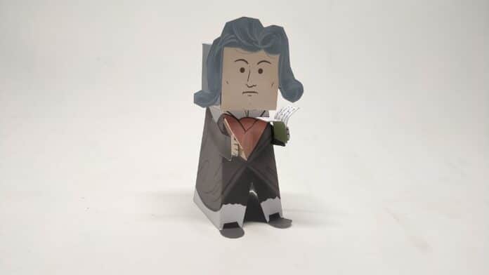 Bastelbogen für Kinder: Ludwig van Beethoven