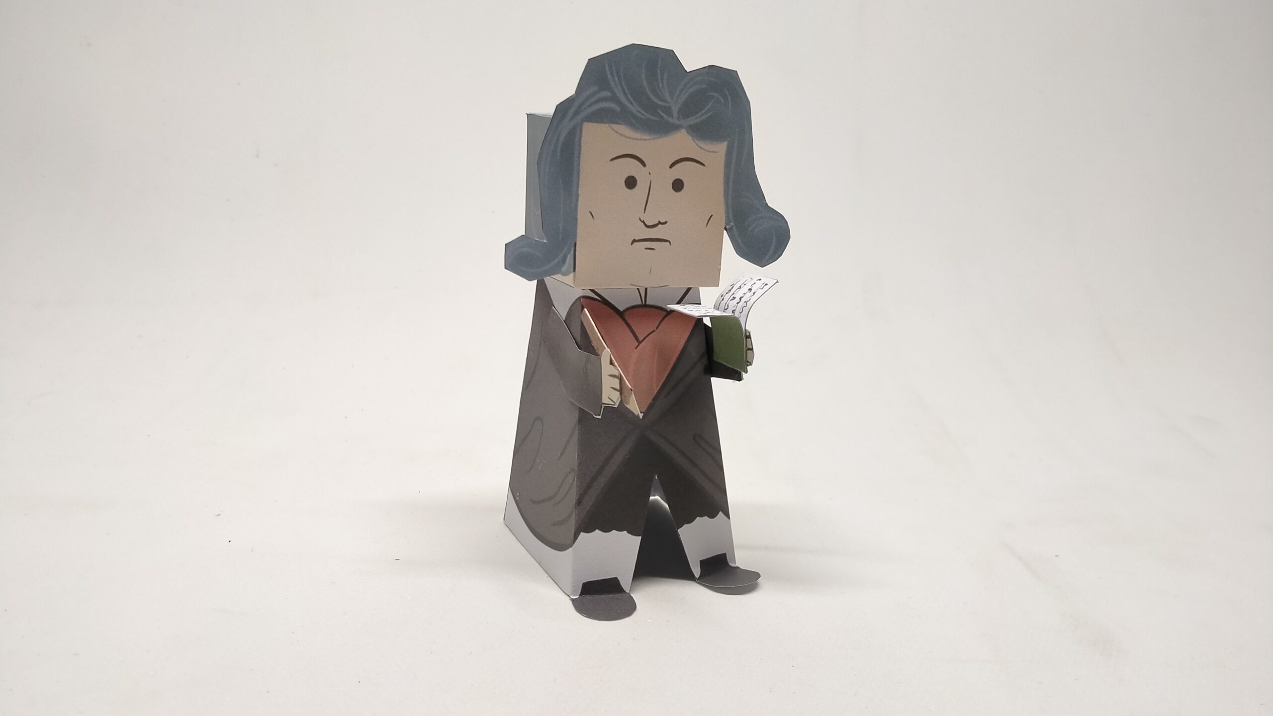 Bastelbogen für Kinder: Ludwig van Beethoven
