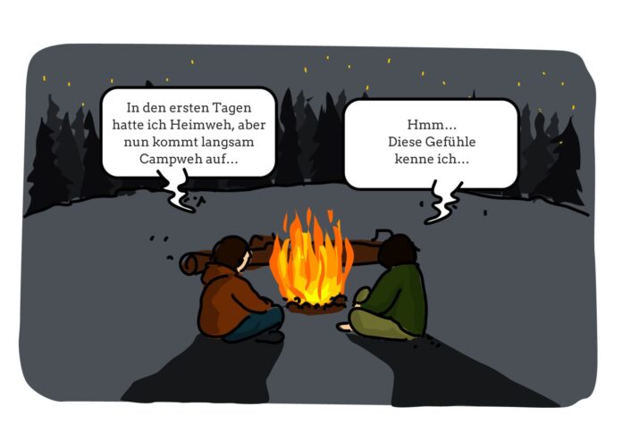 Comic: Campweh statt Heimweh