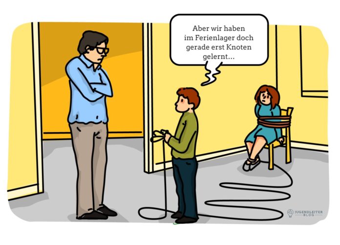 Comic: Knoten üben