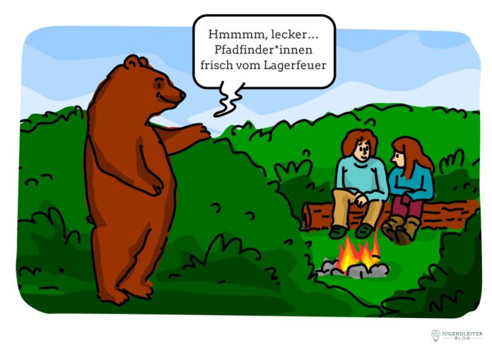 Comic: Frisch vom Lagerfeuer