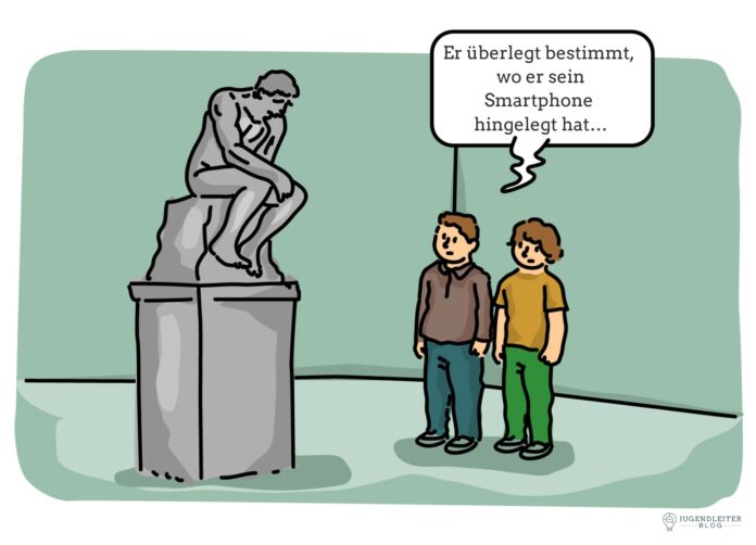 Comic: Smartphone verlegt?