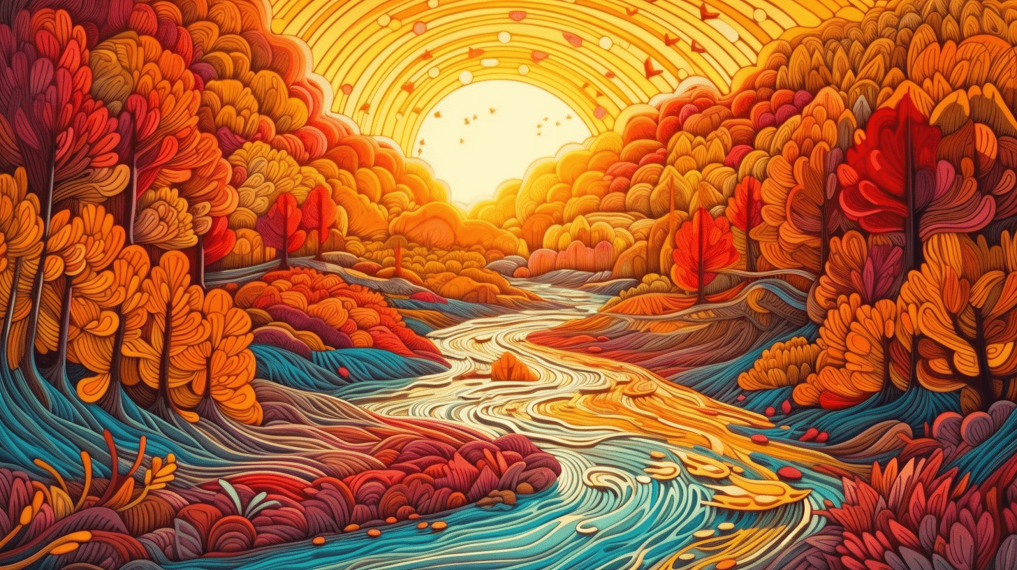 Der verzauberte Wald: Eine Reise durch die Herbstfarben