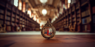 Gruselgeschichte: Das verzauberte Amulett und das Geheimnis der verborgenen Bibliothek