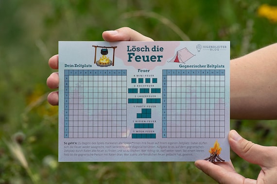 Spieleblock: "Lösch die Feuer"